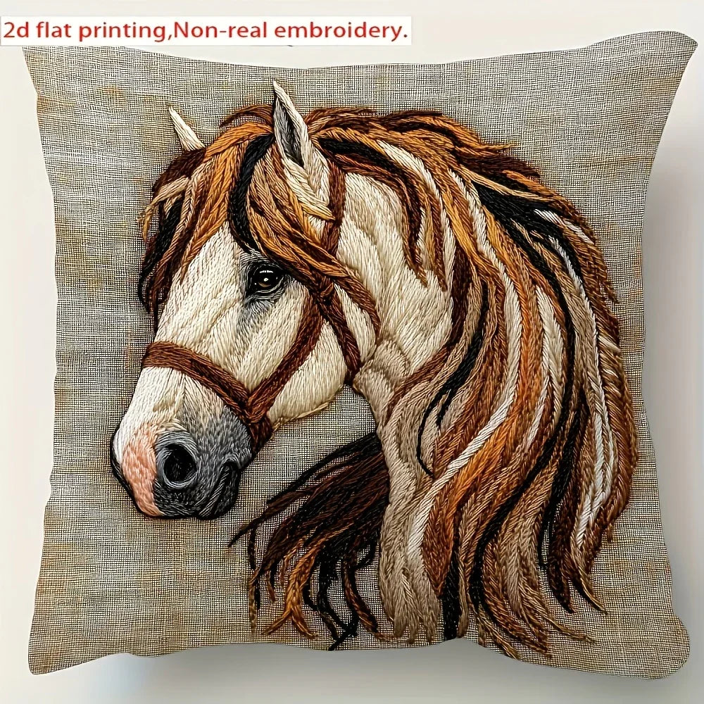 Throw Pillow - Traditional Polyester 18x18in