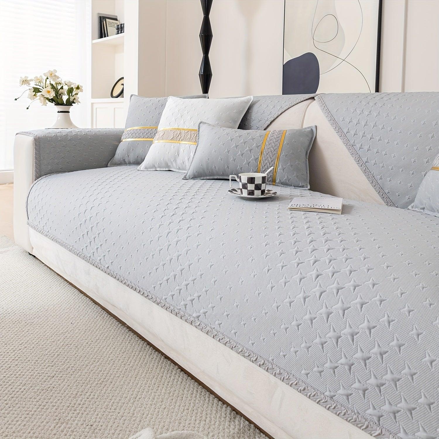 Summer Cooling Silk Non-slip Sofa Cover- Couch Cover for Dogs topspet