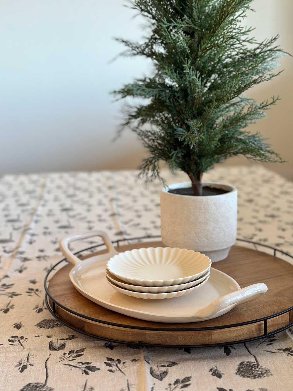36" / 3’ Artificial Evergreen Cedar Tree, texture detail - House Of Avana