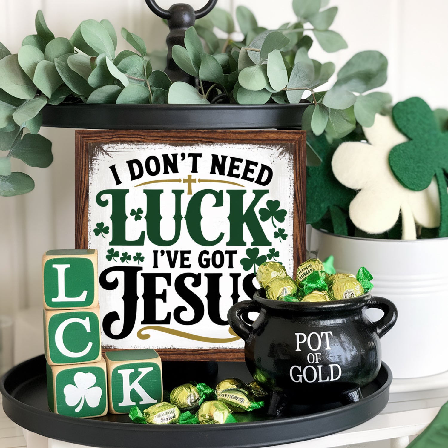 Wall Art - Inspirational Wooden 8x8 Inch