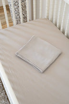 100% Organic Cotton Gauze Muslin Crib Sheet Cradle Comforts Co.