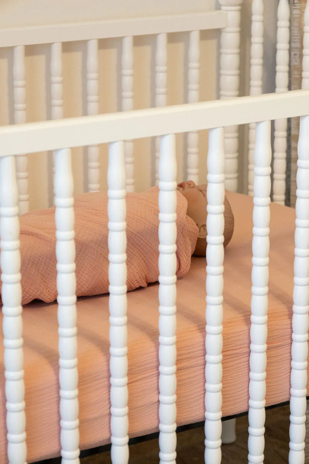 100% Organic Cotton Gauze Muslin Crib Sheet Cradle Comforts Co.