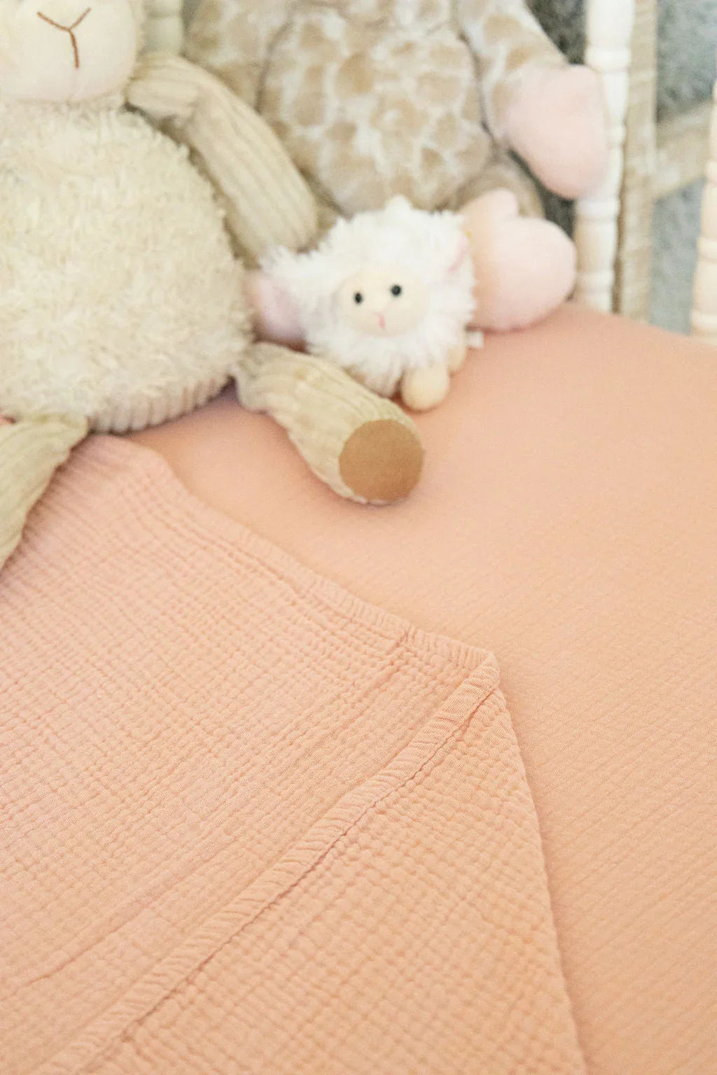 100% Organic Cotton Gauze Muslin Crib Sheet Cradle Comforts Co.