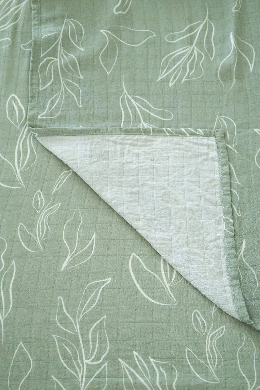 Organic Bamboo Cotton Blend Crib Sheet in Natural Oasis Willow Cradle Comforts Co.