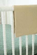Organic Bamboo Blend Crib Sheet in Beanstalk Cradle Comforts Co.