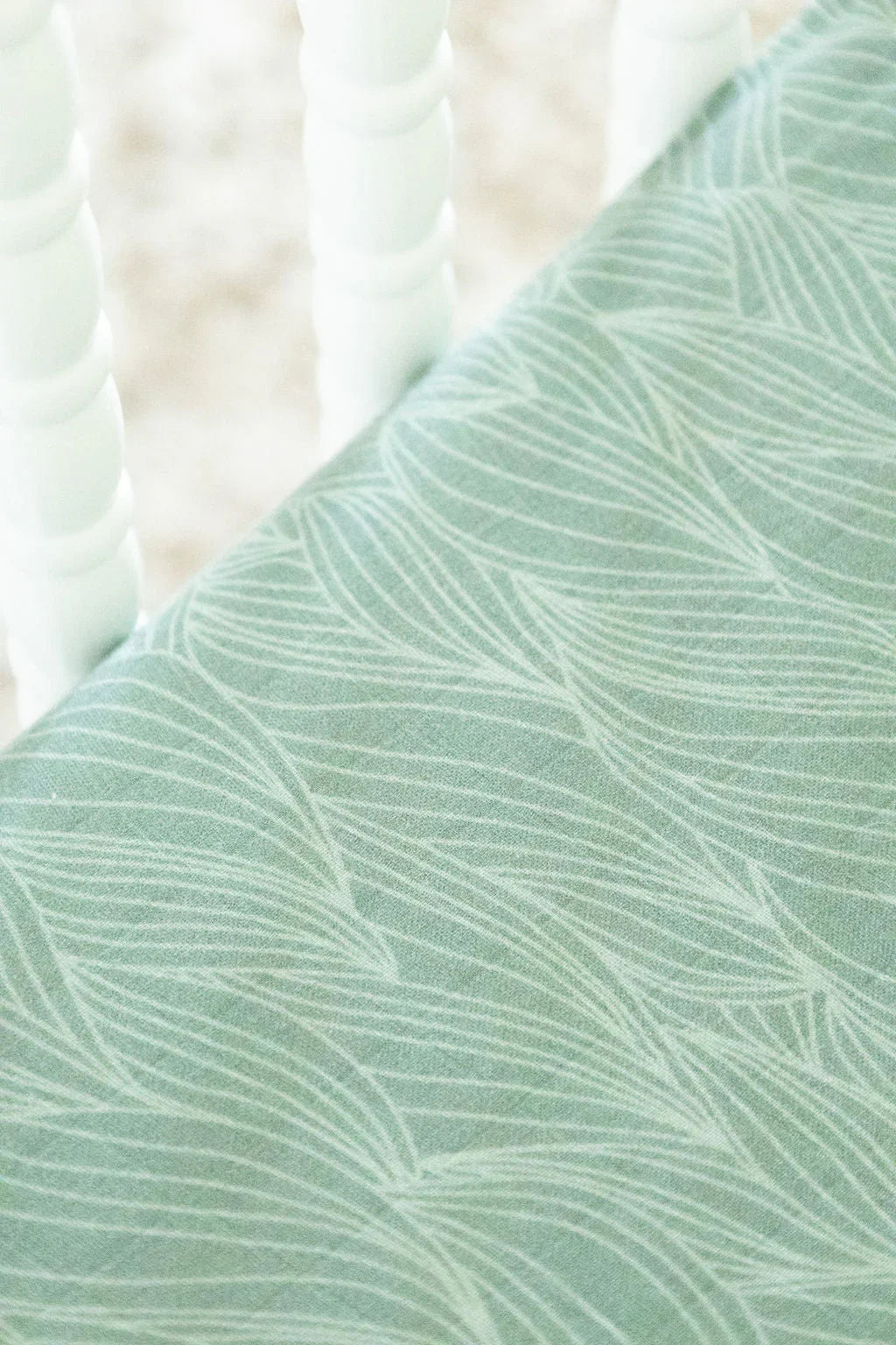 Organic Bamboo Blend Crib Sheet in Beanstalk Cradle Comforts Co.