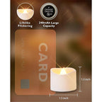 Tea Lights - Flameless LED White 12 Pack