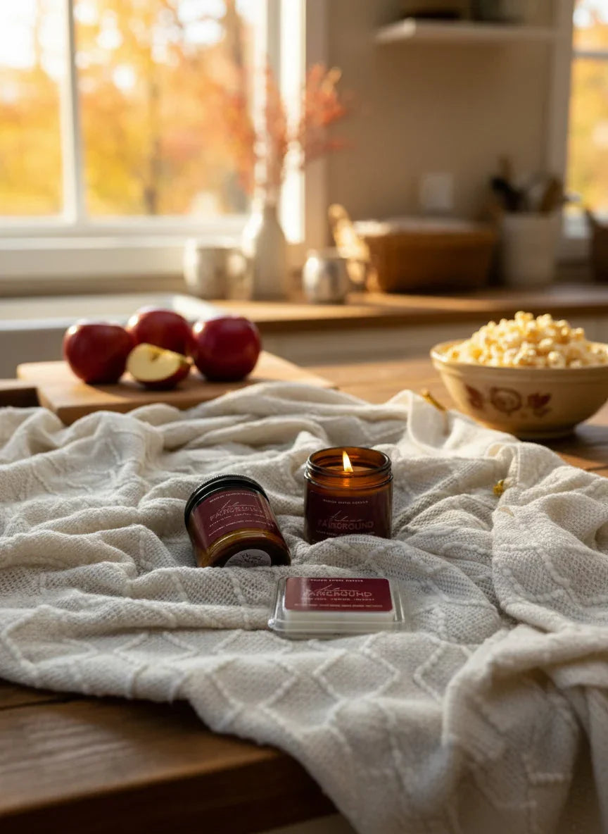 Autumn Fairground 2.4oz Wax Melt Whiskey Barrel Candles