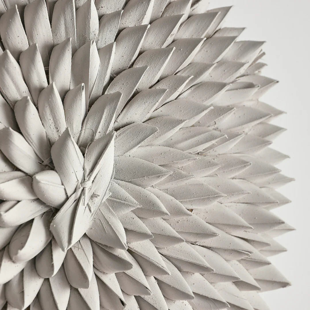 Porcupine African Textured Woven Wall Art in Black, White or Natural Kanju Interiors