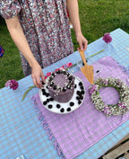 Chiapas Plaid Light Blue Kitchen Towel Archive New York