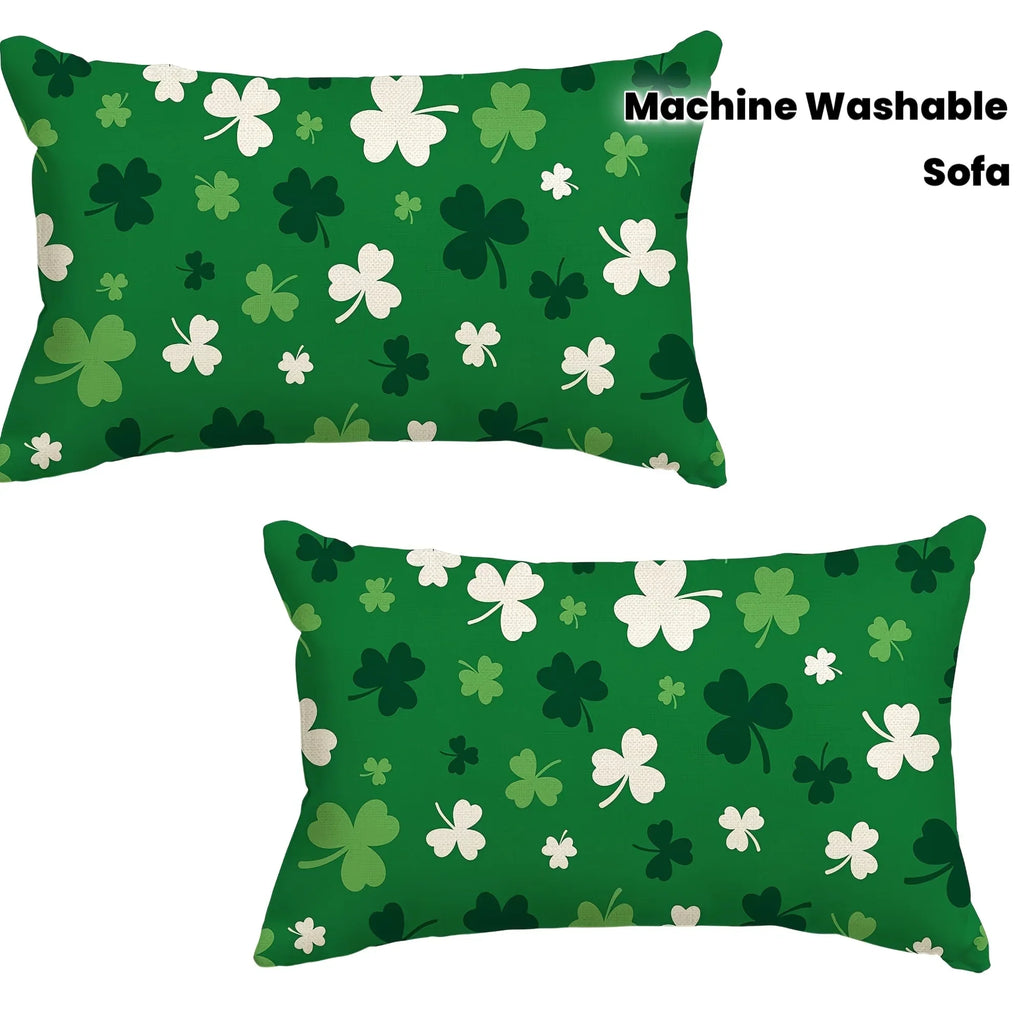 Throw Pillow - Shamrock Green Polyester 12x20 inch