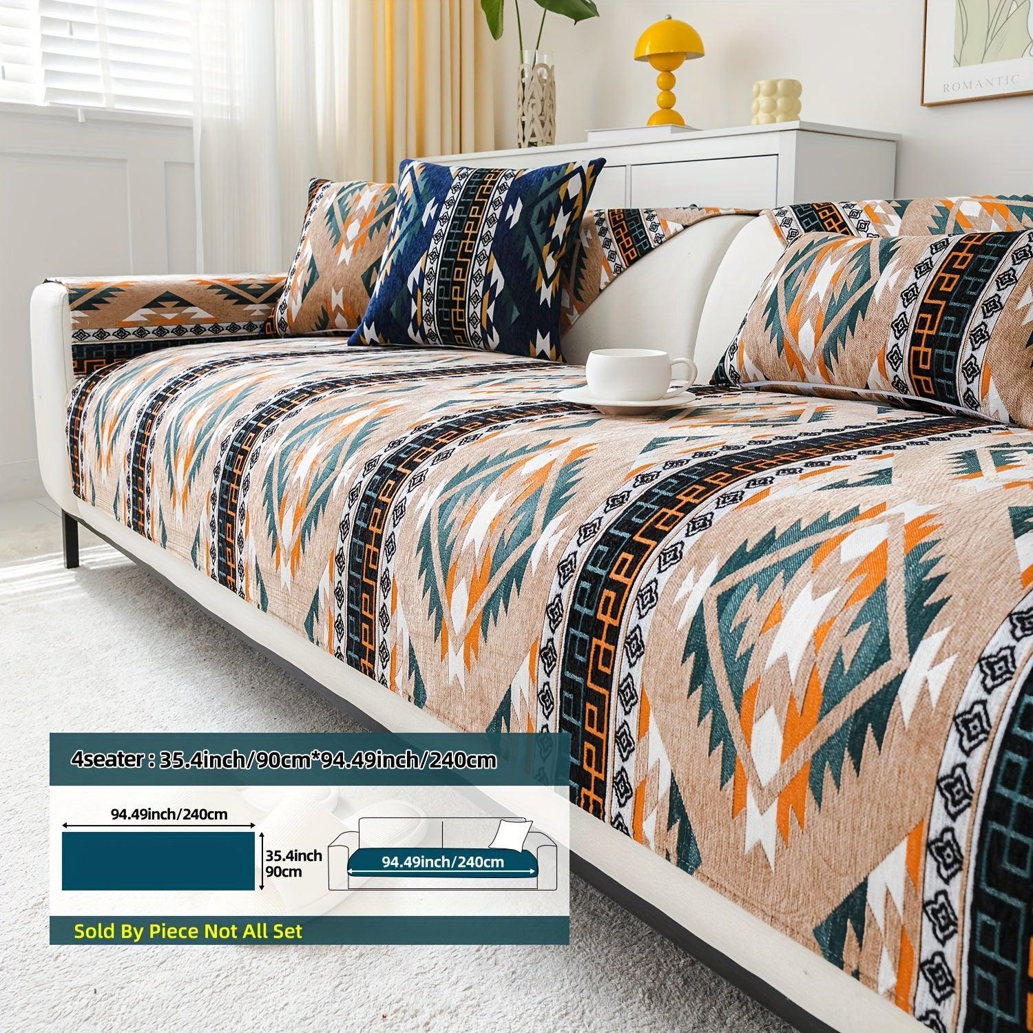 Linen Couch Slipcover | Boho Dog Proof Couch Slipcovers for All-Season topspet