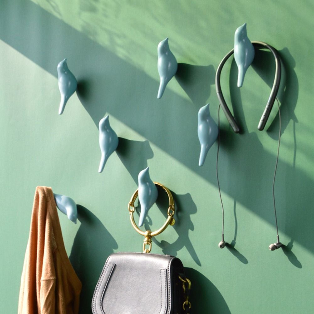 3D Creative Bird Wall Hook - Heavy Duty Luxury Modern Bird Resin Wall Hook Space-saving Key Holder Towel - Style:Fashion;Mounting Type:Wall mount, Utility Hooks House Of Avana
