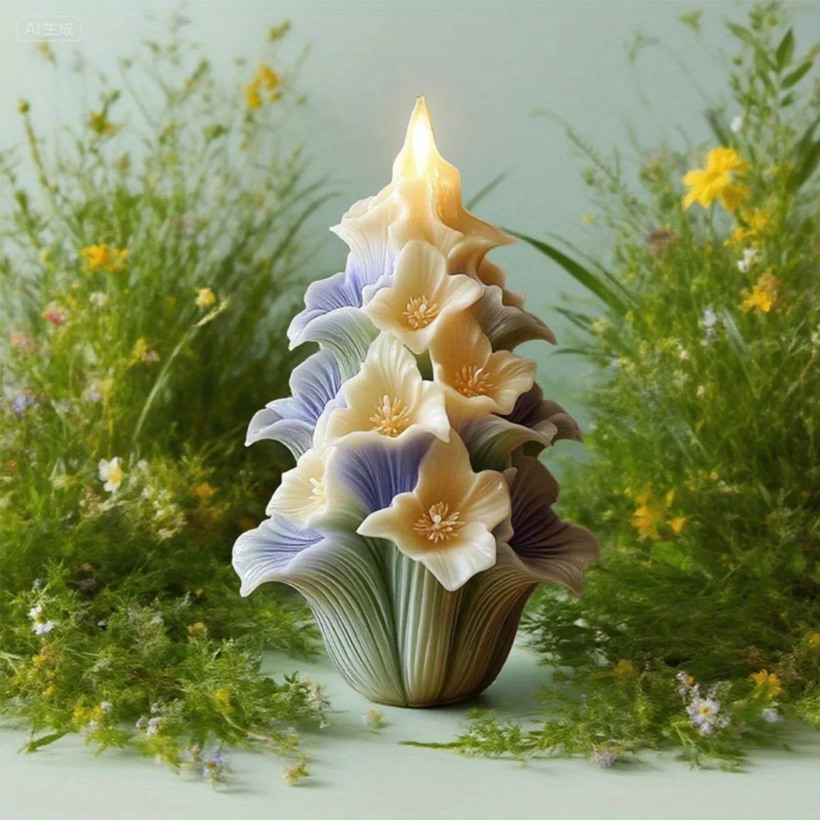 3D Floral Bouquet Mold with Layered Petals - Candle, Resin, Plaster, Soap Crafting - Reusable Silicone Casting Mold for Wedding, Home Decor, Birthday Party Centerpieces - Easy Release & Long-Lasting Floral Arrangement Mold, C House Of Avana