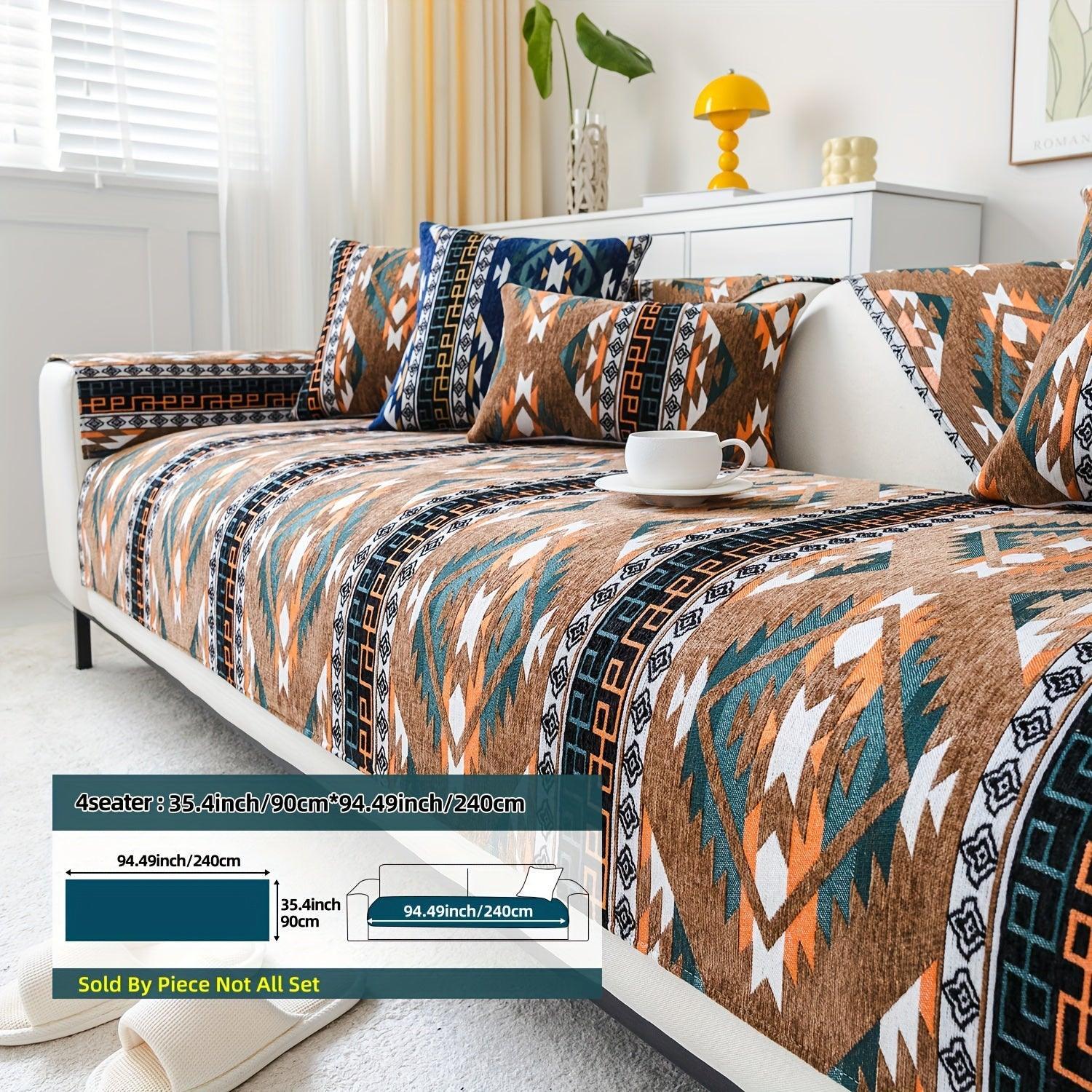 Linen Couch Slipcover | Boho Dog Proof Couch Slipcovers for All-Season topspet