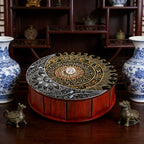 Wood Storage Box - Wooden Four-Compartment Organizer