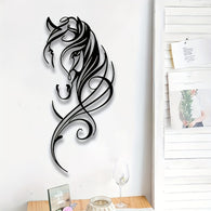 Vintage-Inspired Abstract Horse Wall Art Decor | House of Avana