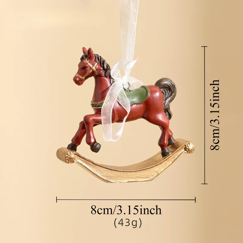 3pcs 3D Resin Christmas Tree Ornaments - Vintage Bell & Wreath Hanging Decorations, No Electricity Needed, Durable Plastic Holiday Gifts for Indoor/Outdoor Trees, Classic Style for Holiday Atmosphere, Christmas Tree Decoratio House Of Avana