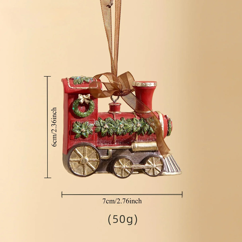 3pcs 3D Resin Christmas Tree Ornaments - Vintage Bell & Wreath Hanging Decorations, No Electricity Needed, Durable Plastic Holiday Gifts for Indoor/Outdoor Trees, Classic Style for Holiday Atmosphere, Christmas Tree Decoratio House Of Avana