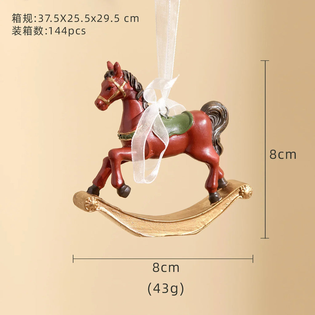 3pcs 3D Resin Christmas Tree Ornaments - Vintage Bell & Wreath Hanging Decorations, No Electricity Needed, Durable Plastic Holiday Gifts for Indoor/Outdoor Trees, Classic Style for Holiday Atmosphere, Christmas Tree Decoratio House Of Avana