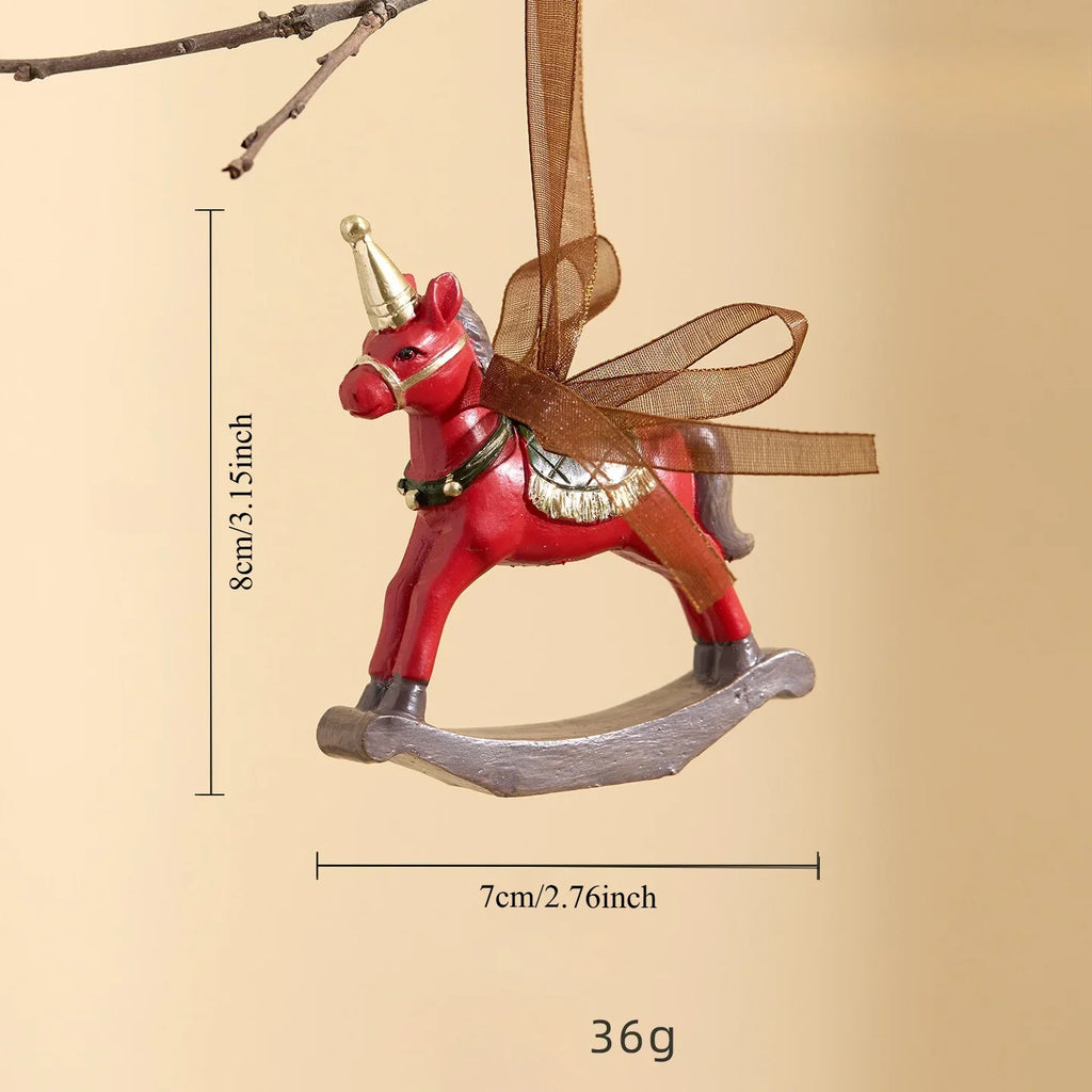 3pcs 3D Resin Christmas Tree Ornaments - Vintage Bell & Wreath Hanging Decorations, No Electricity Needed, Durable Plastic Holiday Gifts for Indoor/Outdoor Trees, Classic Style for Holiday Atmosphere, Christmas Tree Decoratio House Of Avana