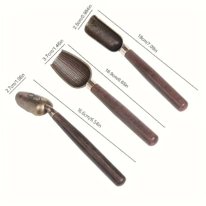 S Decorative Retro Metal Shaped Spoon with Bamboo Handle - Ideal Holiday Gift for Home Party Decorations... - House Of Avana