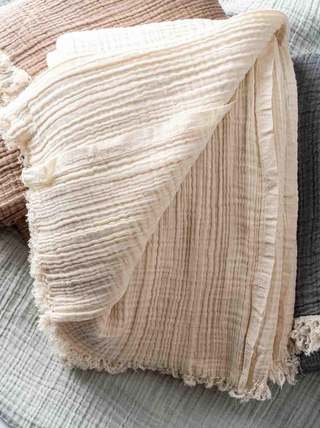 4 Layers Muslin Blanket, lifestyle image - House Of Avana