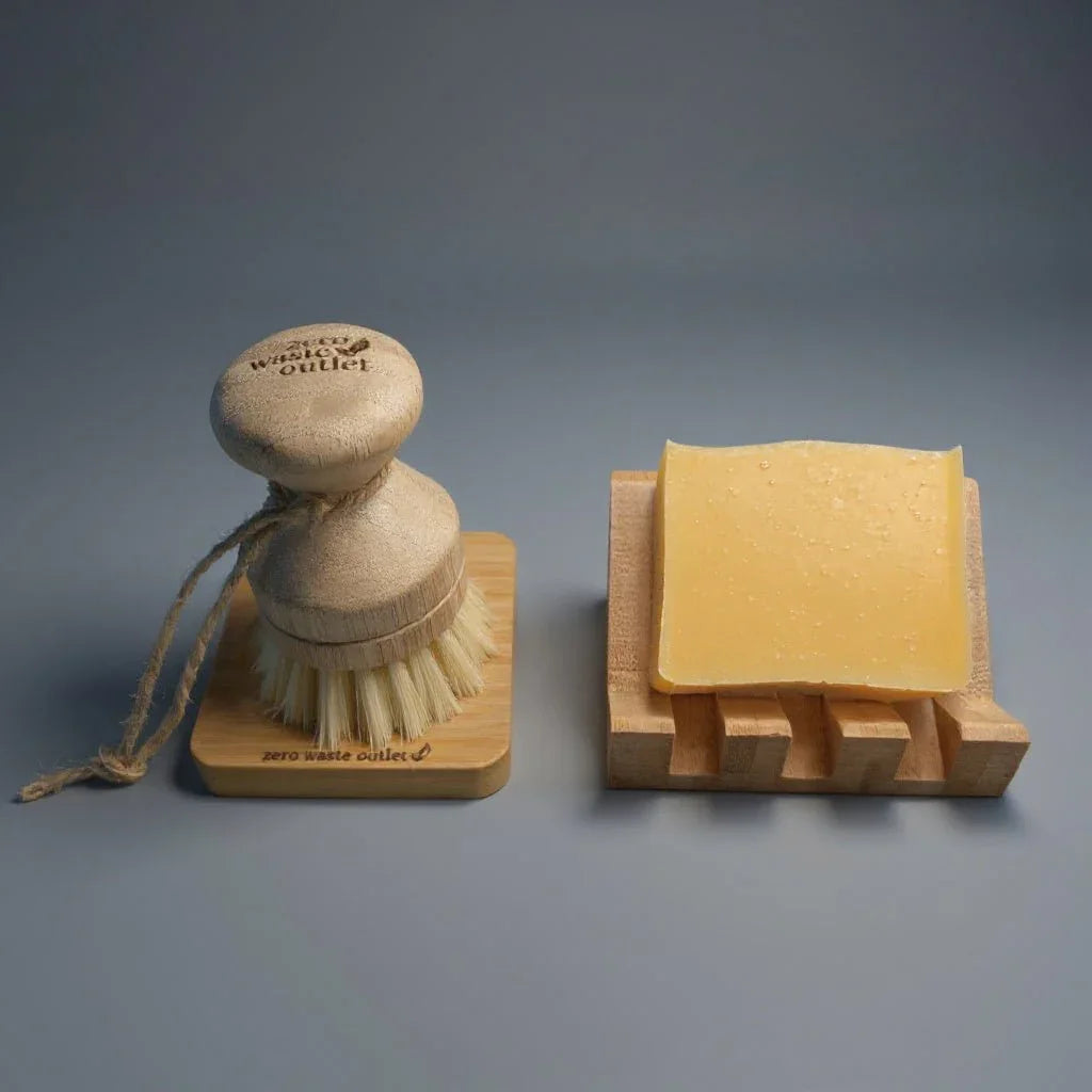 4 Piece Dish Washing Starter Kit Zero Waste Outlet