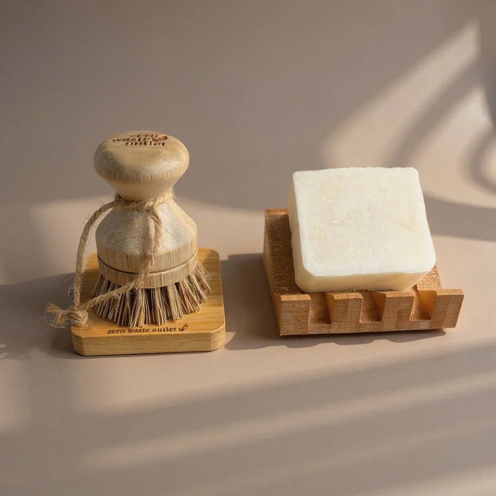 4 Piece Dish Washing Starter Kit Zero Waste Outlet