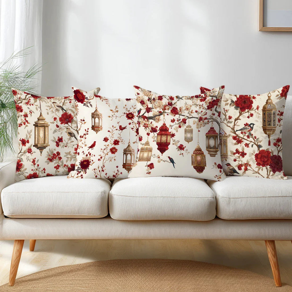 Pillowcases - Traditional Cotton Red 45cm