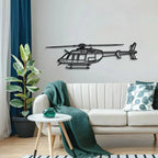 407gx Metal Aircraft Wall Art - Ncp0504, detail shot - House Of Avana