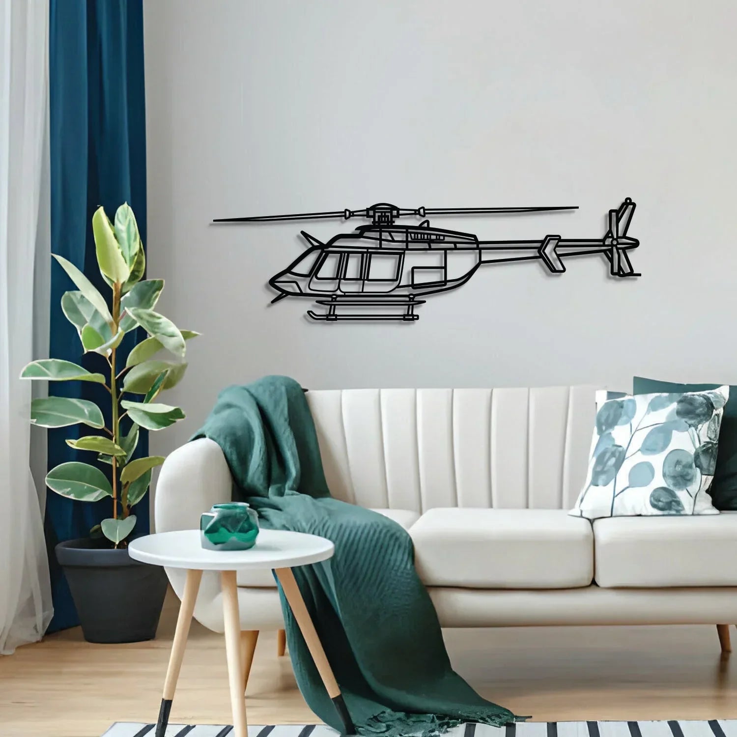 407gx Metal Aircraft Wall Art - Ncp0504, detail shot - House Of Avana