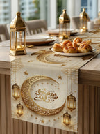 Polyester Table Runner - Rectangular Ramadan Lantern