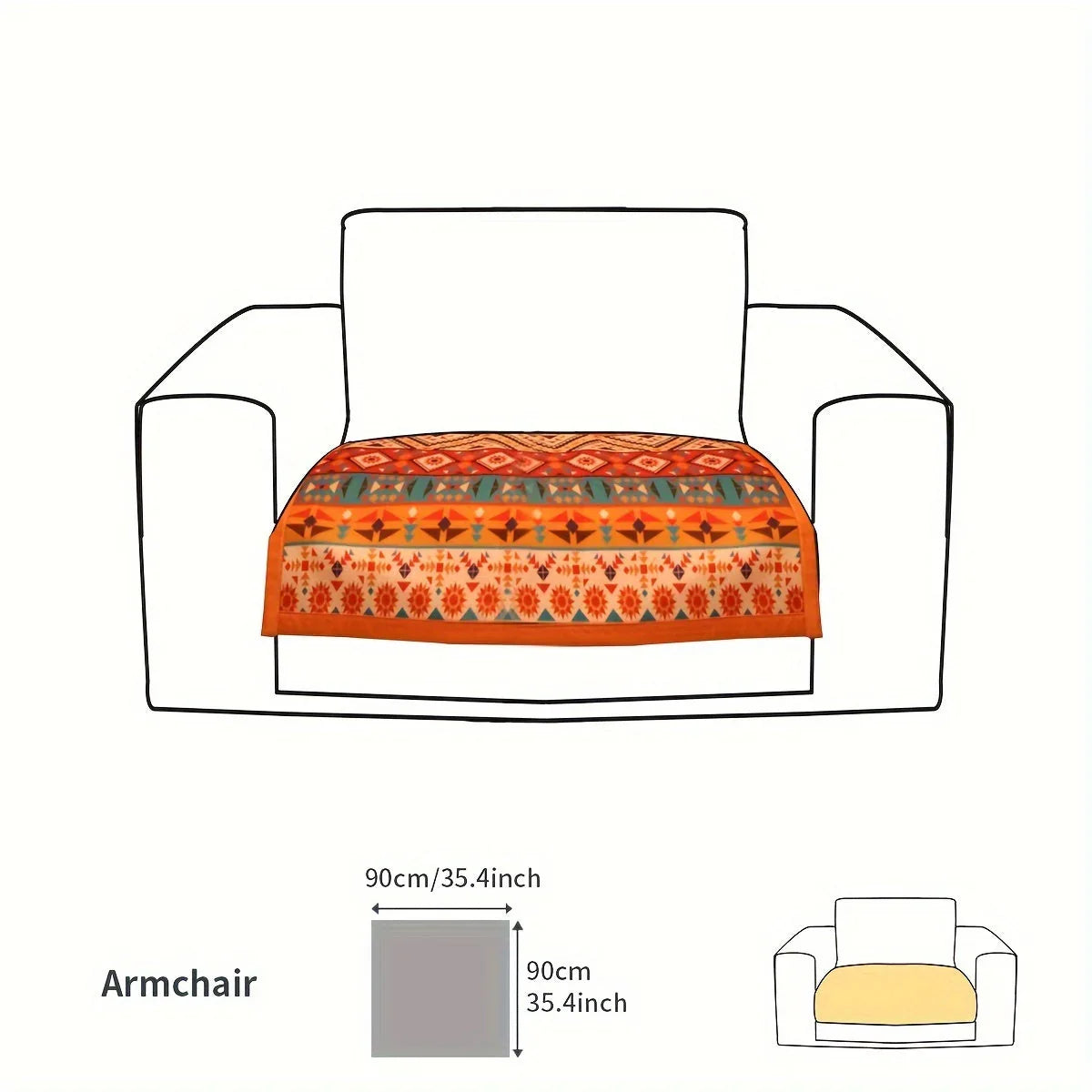 Linen Sofa Cover – Premium Stretchable Protector for Couches topspet