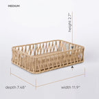 415 - Wooden Rope Tray Porto Boutique