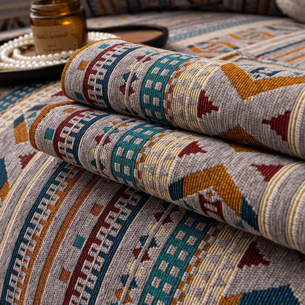 Sofa Cushion - Non-slip Chenille Geometric Multi-size