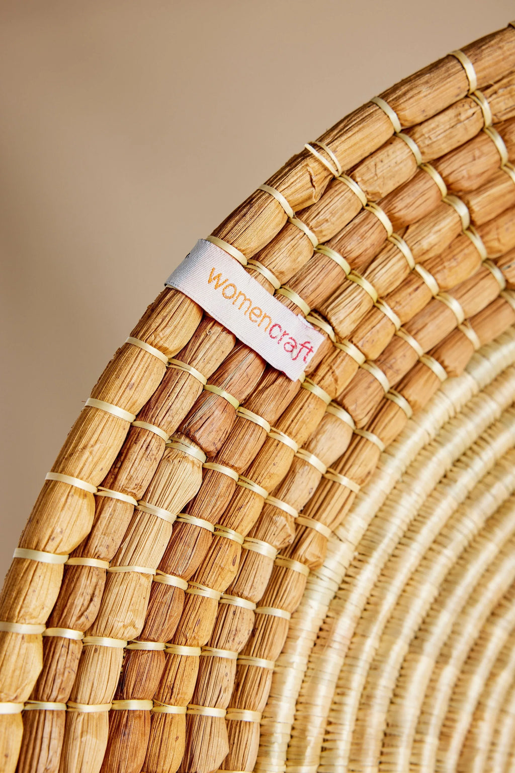 Bahari Banana Bark Wall Basket Kanju Interiors