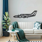 421 Metal Aircraft Wall Art - Ncp0505, detail shot - House Of Avana