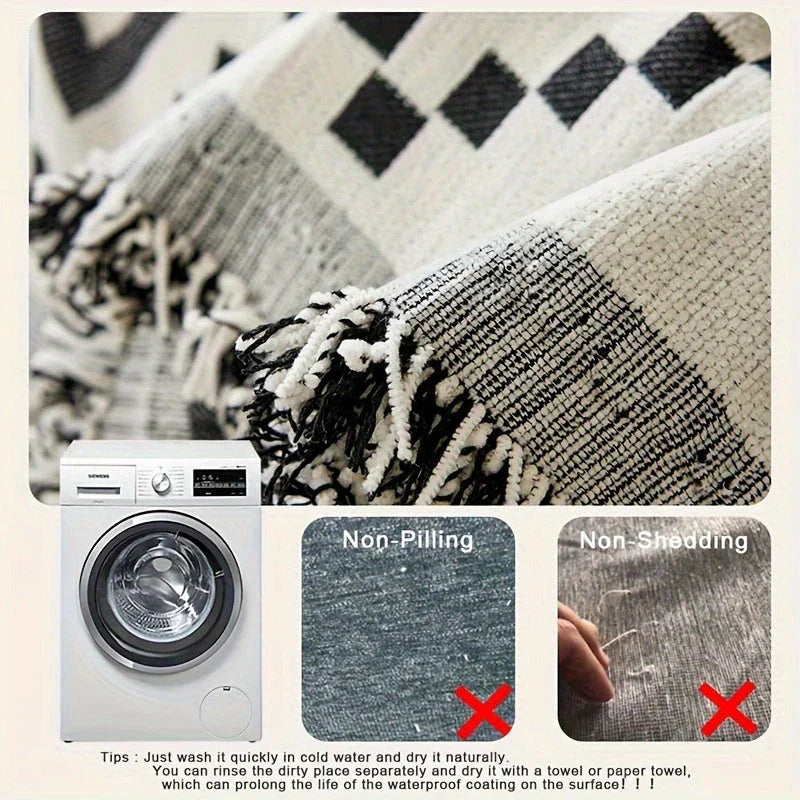 Premium Chaise Lounge Couch Cover – Waterproof & Extra Large Protection Cover Sofa Cover 180*300 topspet