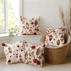 Pillowcases - Traditional Cotton Red 45cm