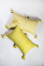 Antigua Pillow - Naturally Dyed Yellow Archive New York