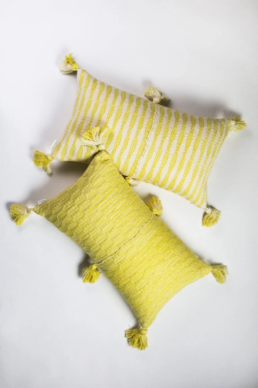 Antigua Pillow - Naturally Dyed Yellow Archive New York
