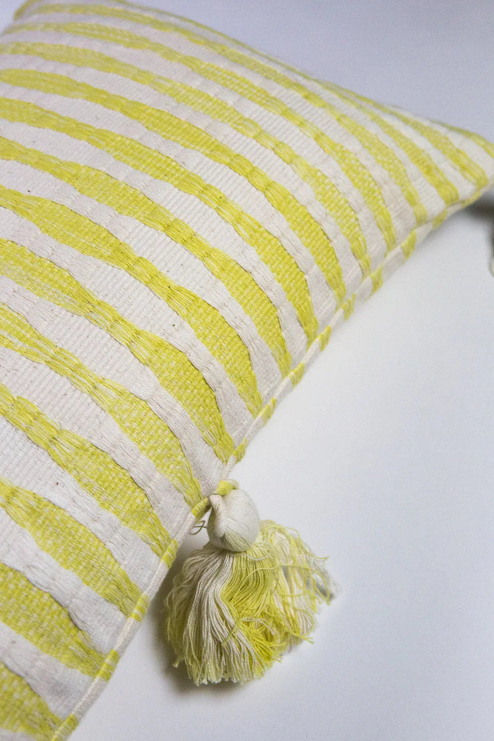 Antigua Pillow - Naturally Dyed Yellow Archive New York