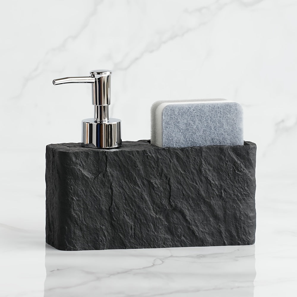 Soap Dispenser - Ceramic Black Natural