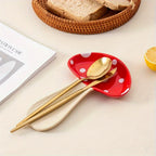 Spoon Rest - Ceramic Mushroom Shape