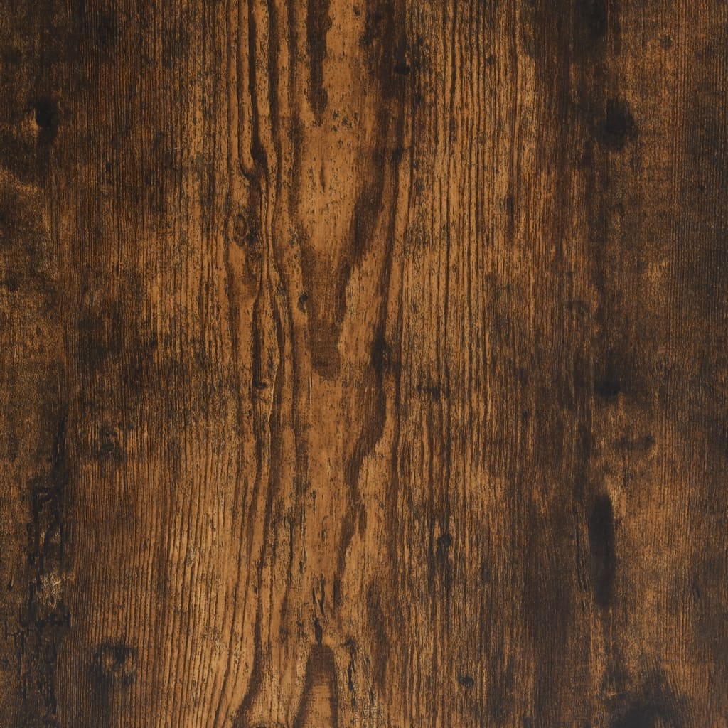 Bookcase 3-Tier Smoked Oak 41x30x109.5 cm Engineered Wood House Of Avana