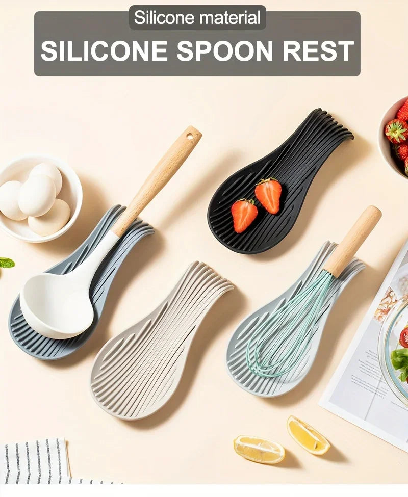 Spoon Holder - Silicone Spoon Shaped