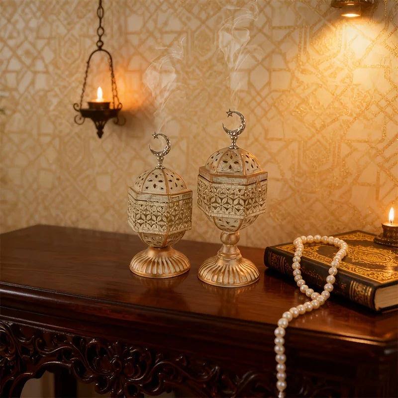 Incense Holder - Vintage Metal Lattice