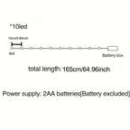 LED Lights - Battery-Powered Ramadan Decor