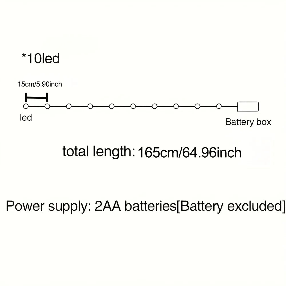 LED Lights - Battery-Powered Ramadan Decor